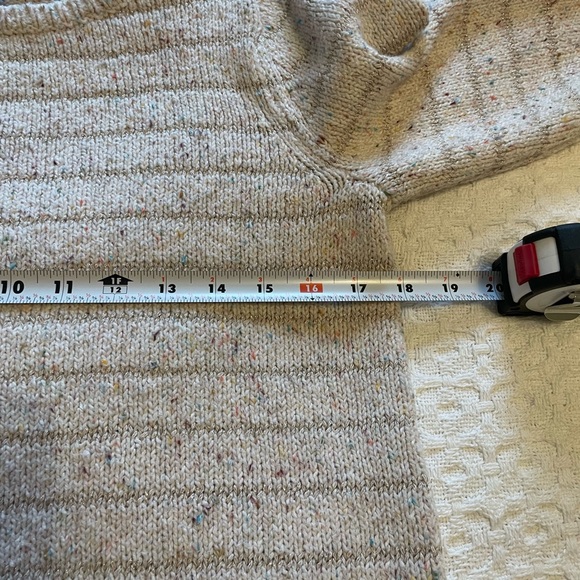 LOFT Beige Crew Neck Sweater - Picture 6 of 9